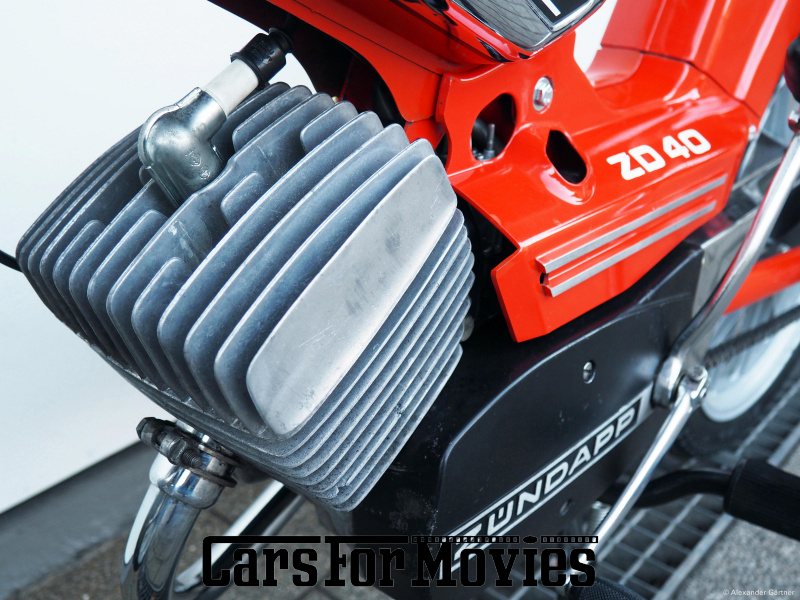 CarsForMovies | Zündapp ZD 40 racing-rot 1977 Deutschland Rot Rot Zwei- und Dreirad Motorrad Baden-Württemberg 5665 Oldtimer Moped Mokick 